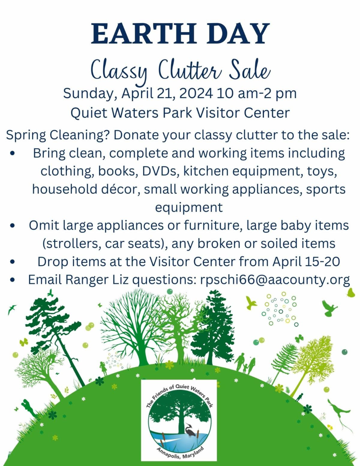 Earth Day Classy Clutter Sale 2024 @ Visitors Center